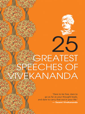 cover image of 25 Greatest Speeches of Vivekananda
